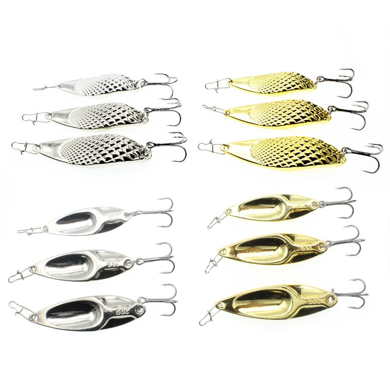 Spoon Lures Gold&Silver