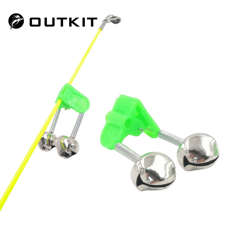 OUTKIT Fishing Alarm Bell Clamp 5pcs/pack