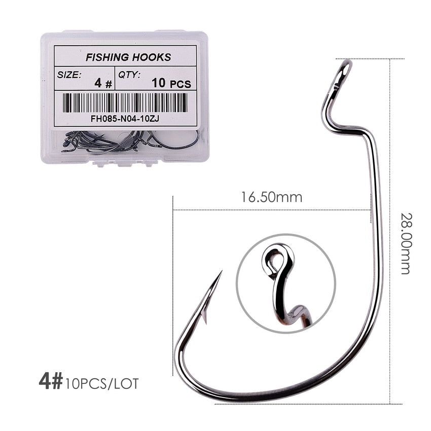 Wide Gape Hook 10 pcs/pack