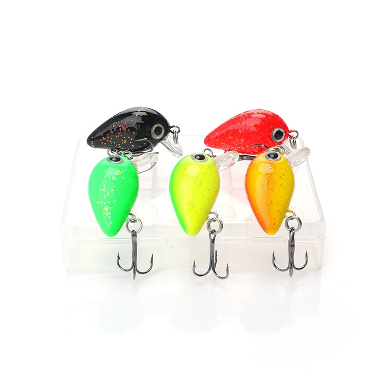 GOBASS Mini Crankbait set 5pcs/pack